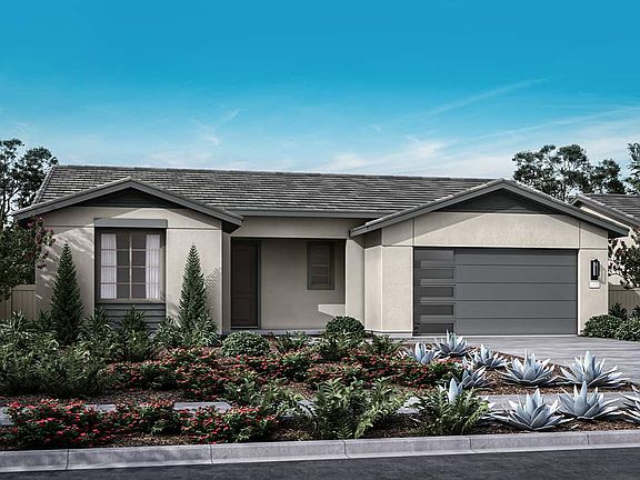 Transitional Ranch Exterior Style Rendering