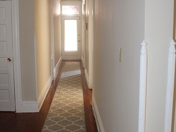 Front door and hallway