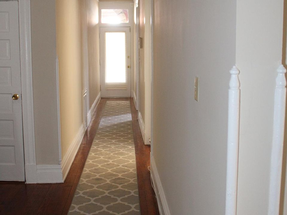 Front door and hallway