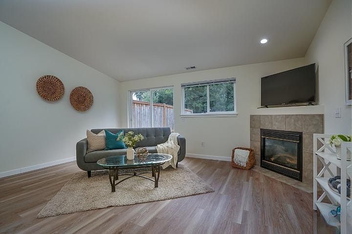 Living Room with gas fireplace