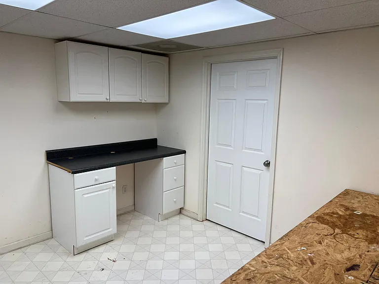 Finished shop/utility room in basement