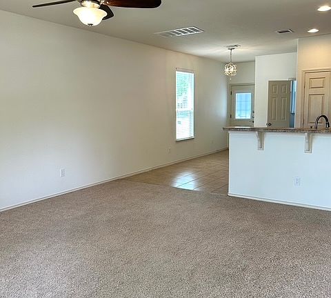 Living area (view from front door)