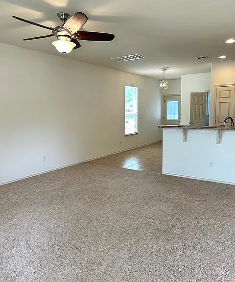 Living area (view from front door)