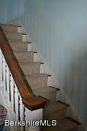 stairway w natural woodwork