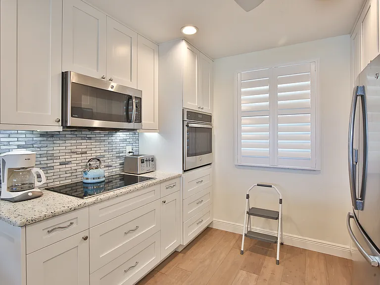 Modern kitchen with new appliances