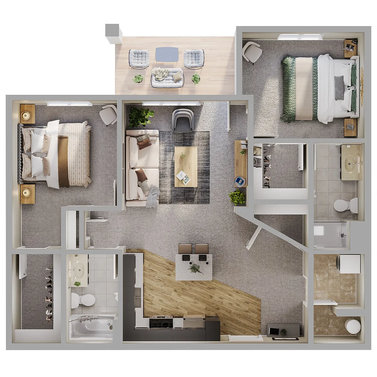 Floor plan Sawyer