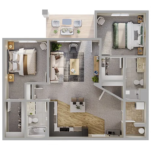 Floor plan Sawyer