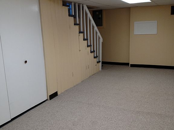 Finished basement area