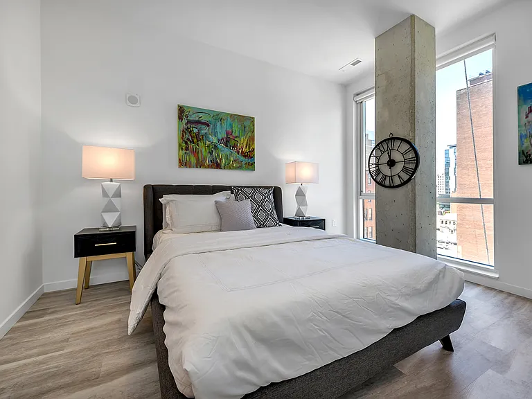 bedroom at The Blonde