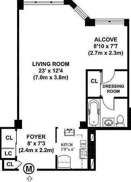 2nd image of 80 Park Ave APT 5M