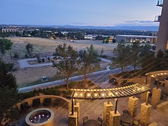 Pike's Peak & Western Range Mountain Views from Unit #715-2 @ Dusk.
