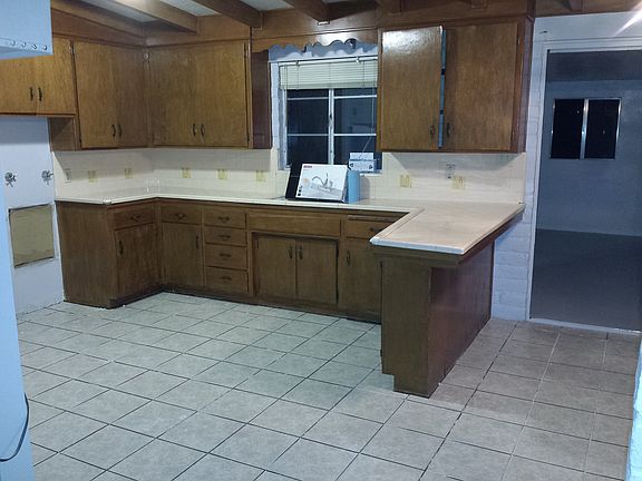 kitchen with new tile