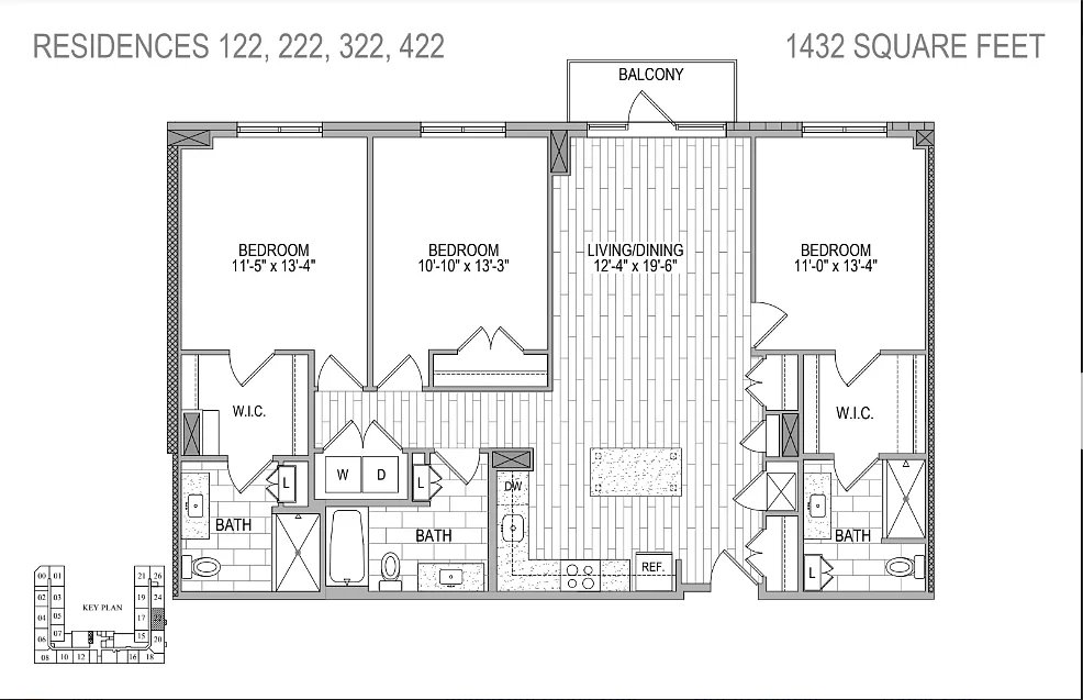 Floor plan 422