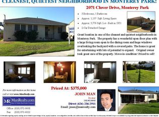 2071 Clover Dr, Monterey Park, CA 91755