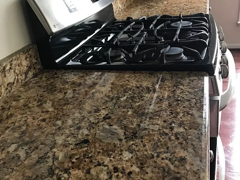 Stove and granite top