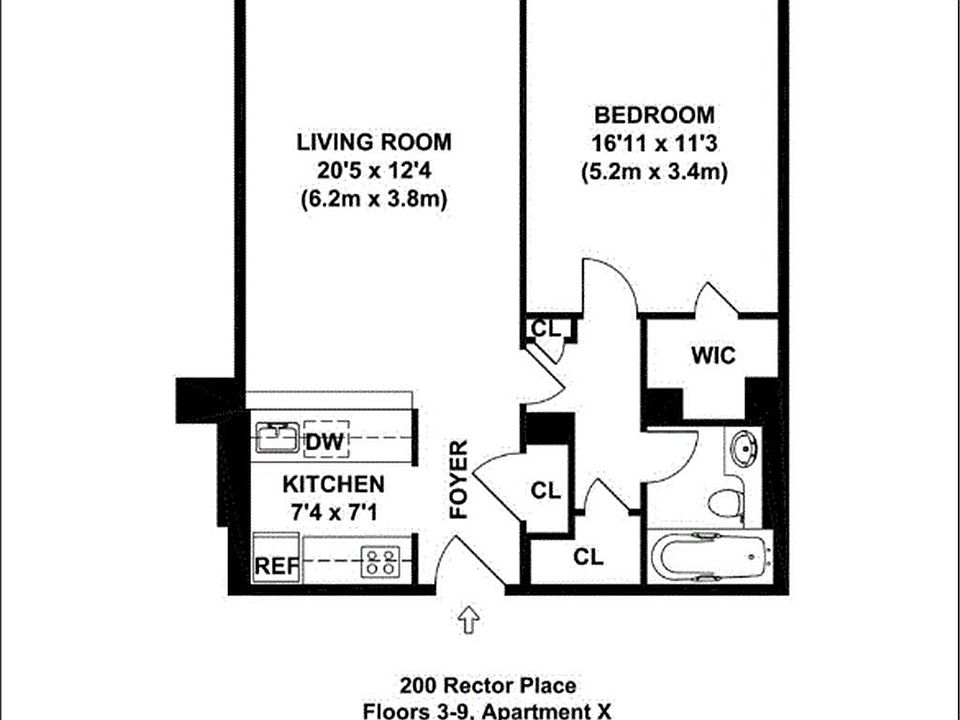 2nd image of 200 Rector Pl APT 6X