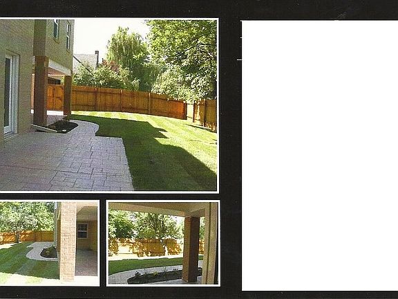 Back yard with Cover Patio