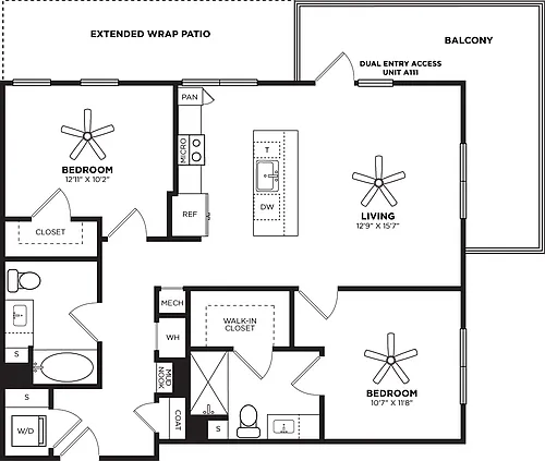 Floor plan B10 Extended