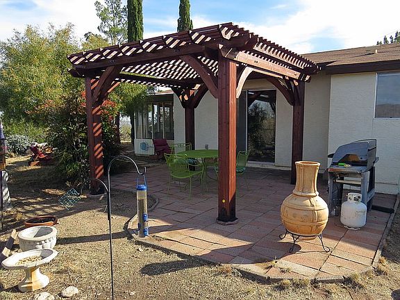 Back yard patio and pergola