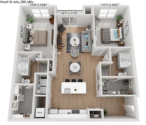 Floor plan Milo