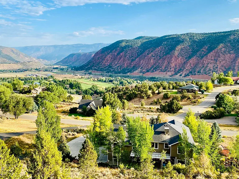 back of the house with beautiful mountain valley views