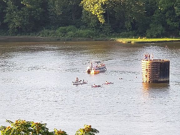 River View in the Rear 