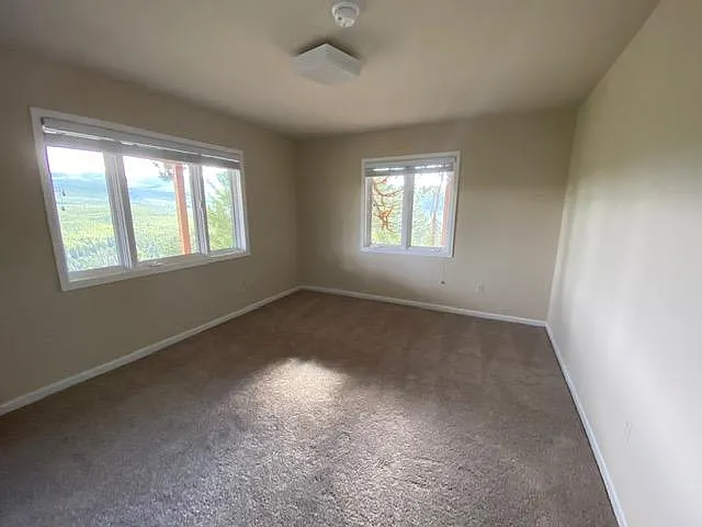 Bedroom #2, mountain views, easily fits king bed