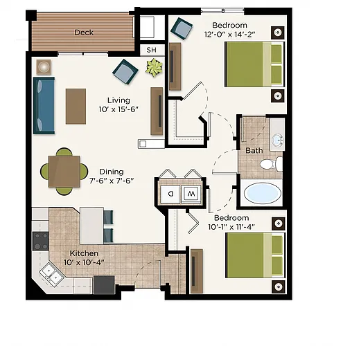 Floor plan The Stewart