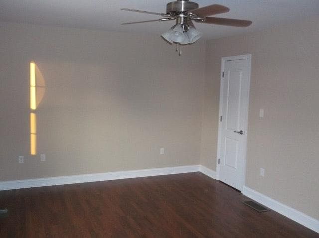 Three large bedroom with walk-in closets