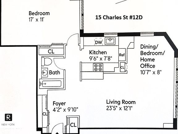 2nd image of 15 Charles St APT 12D