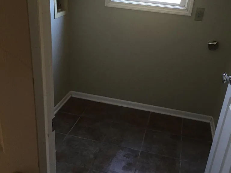 Laundry room off bathroom