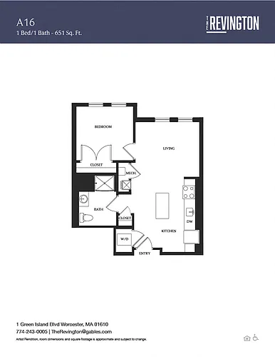 Floor plan A16