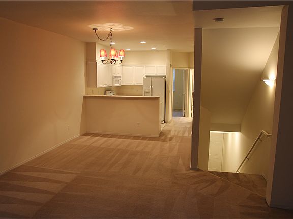 Living room, facing dining area