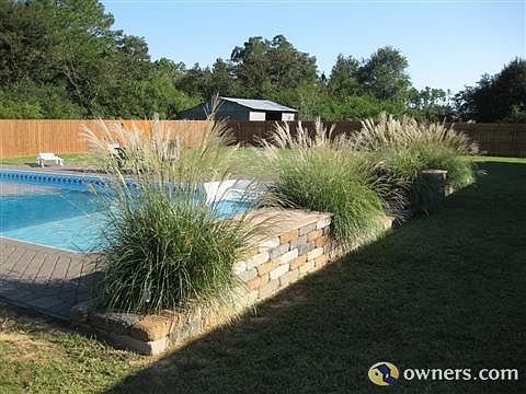 85' x 114'  fenced pool area