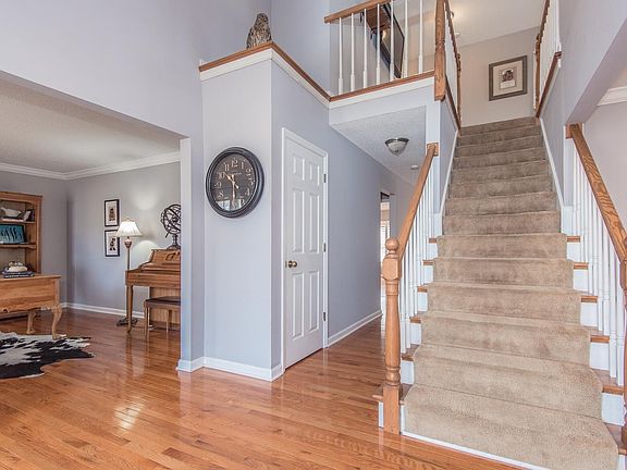 Two story foyer.