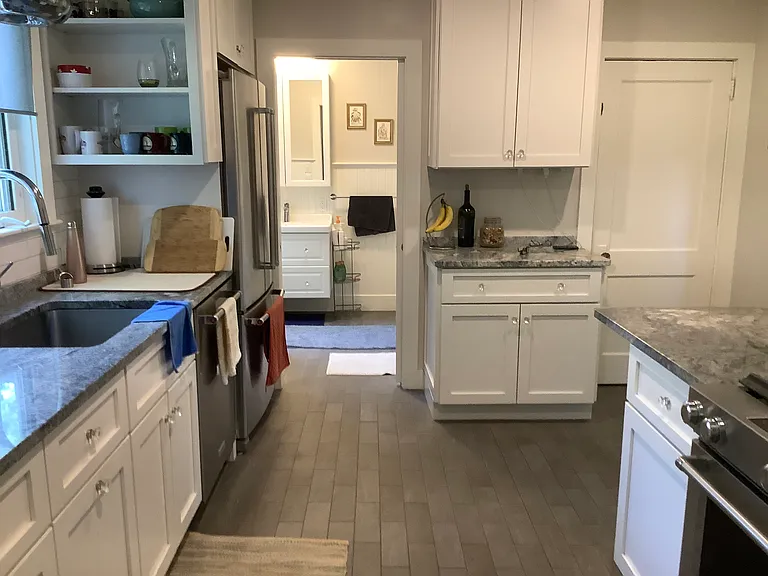 Kitchen and first floor bathroom