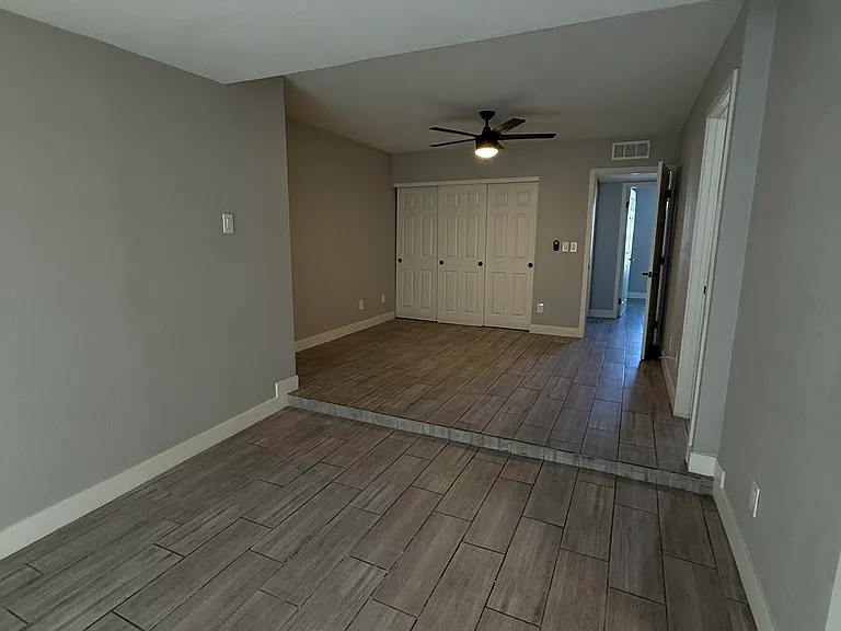 extended master bedroom area