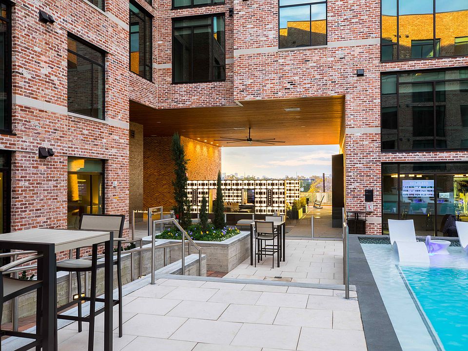 Pool Seating with View to Breezeway