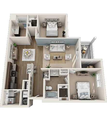 Floor plan The Leland