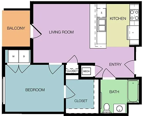 Floor plan Masonry T2-A14