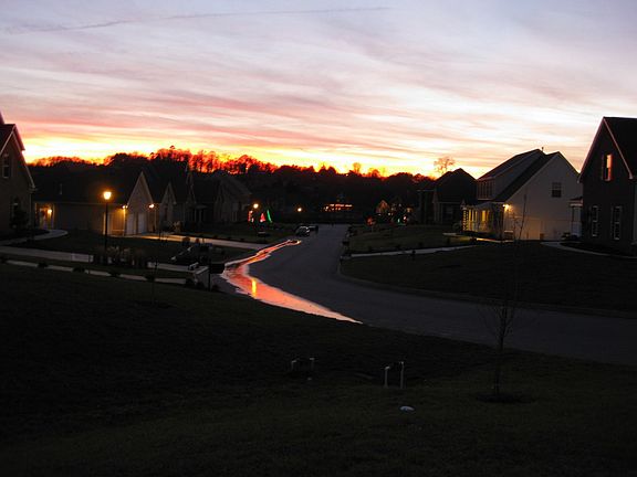 View from Front at Sunset