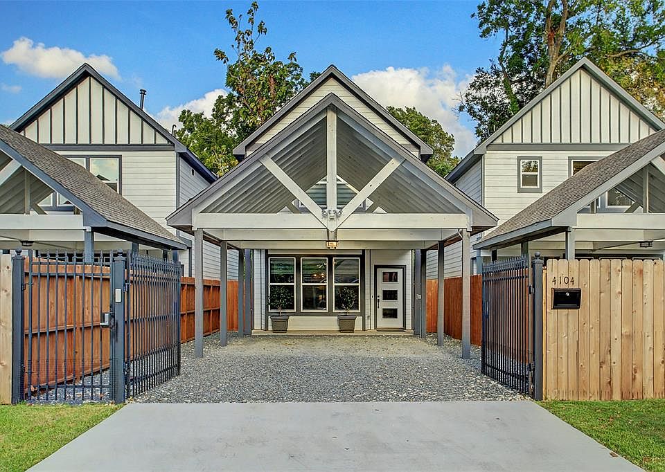 Contemporary first floor living in the growing Independence Heights neighborhood.