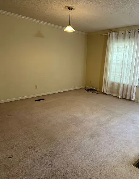 Large living area. Carpet through out
