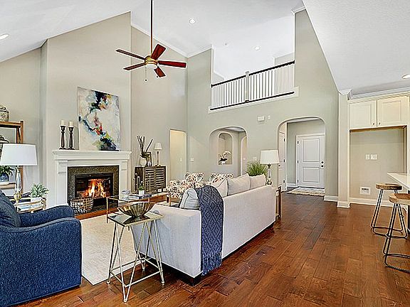 Two story great room