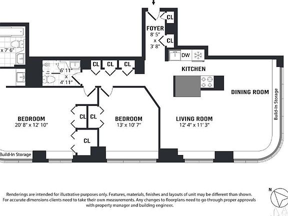 2nd image of 159 E 30th St APT 14B