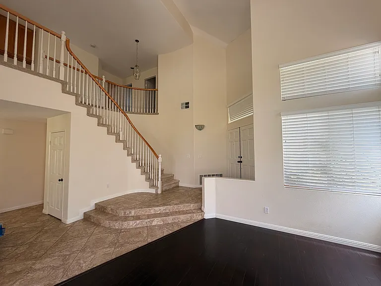 Front entry and stairs.
