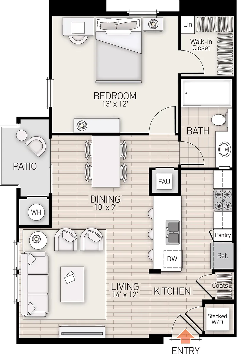 Floor plan Posare - Plan H