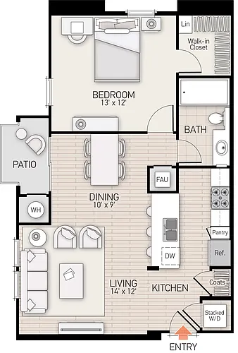 Floor plan Posare - Plan H