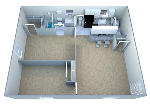 Floor plan Classic - 2BR