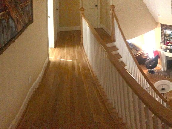 Upstairs hallway and Foyer